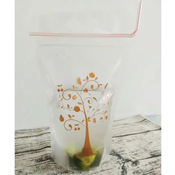 

Plastic bag for milk tea High temperature resistance 100 degree 3 layer BOPP PET LDPE Beverage packaging