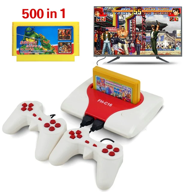 Child Classics Game Consoles TV Video Game Consoles 2 Gamepads Controller 8 bit Video Game