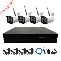 Evolylcam Full-HD Беспроводной 1080 P 2MP sony IMX 323 IP Камера сети сигнализации комплект с 8CH NVR P2P Onvif безопасности Пуля CCTV Системы