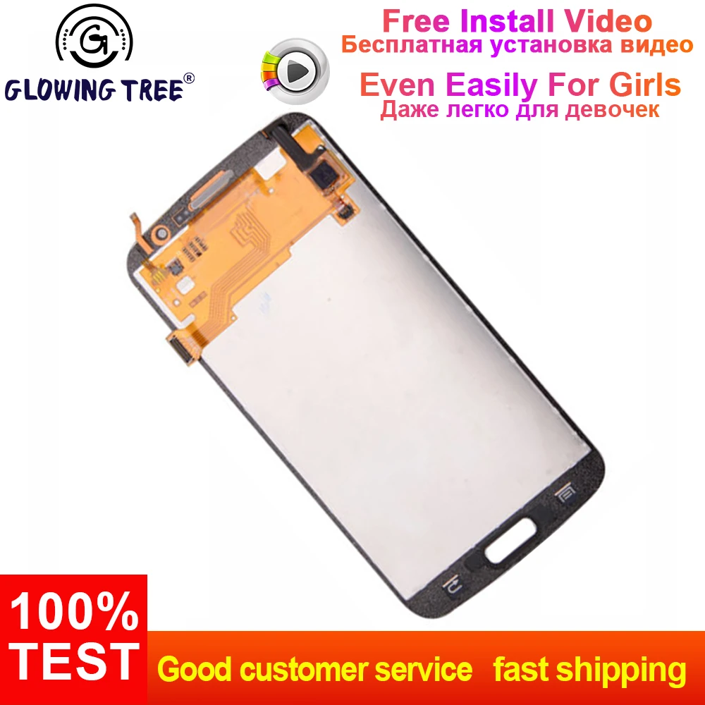 

For Samsung Galaxy Grand 2 Duos G7105 G7106 G7108 G7102 Touch Screen Digitizer Sensor + LCD Display Panel Monitor Assembly