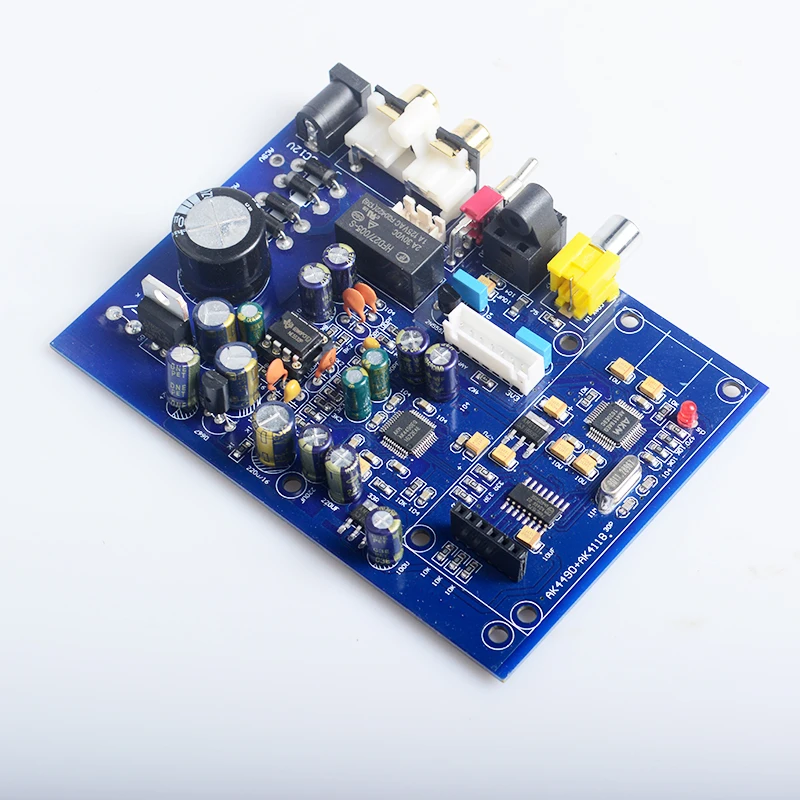 K.GUSS AK4490 + AK4118 NE5532 Quad Input DAC Decoder Board with Analog Input Quad Switch Input Fiber Coaxial Input