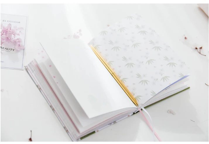 Kawaii милый японский цветок в горошек блокнот офисный школьный ежедневный Еженедельный ежемесячный планировщик канцелярские товары дневник Bullet Journal