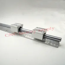 Бесплатная доставка SBR12 12 мм Rail L600mm линейный руководство с 2 шт. SBR12UU комплект ЧПУ часть линейный рельс