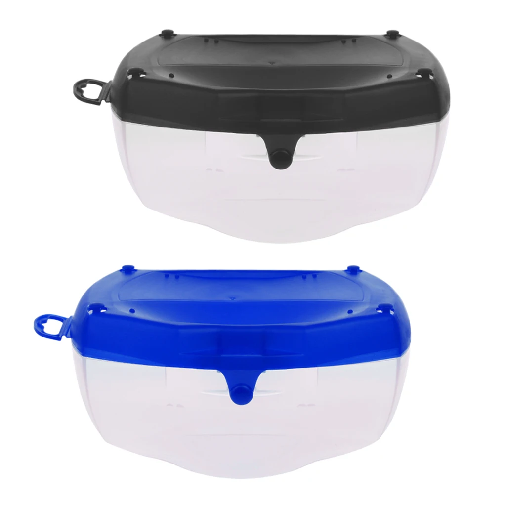 2Pcs Hard Plastic Scuba Dive Diving Mask Storage Box Case Snorkeling
