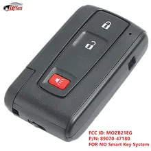 KEYECU новая Замена умный дистанционный автомобильный брелок 3 кнопки для Toyota Prius 2004-2009-MOZB21EG 89070-47180