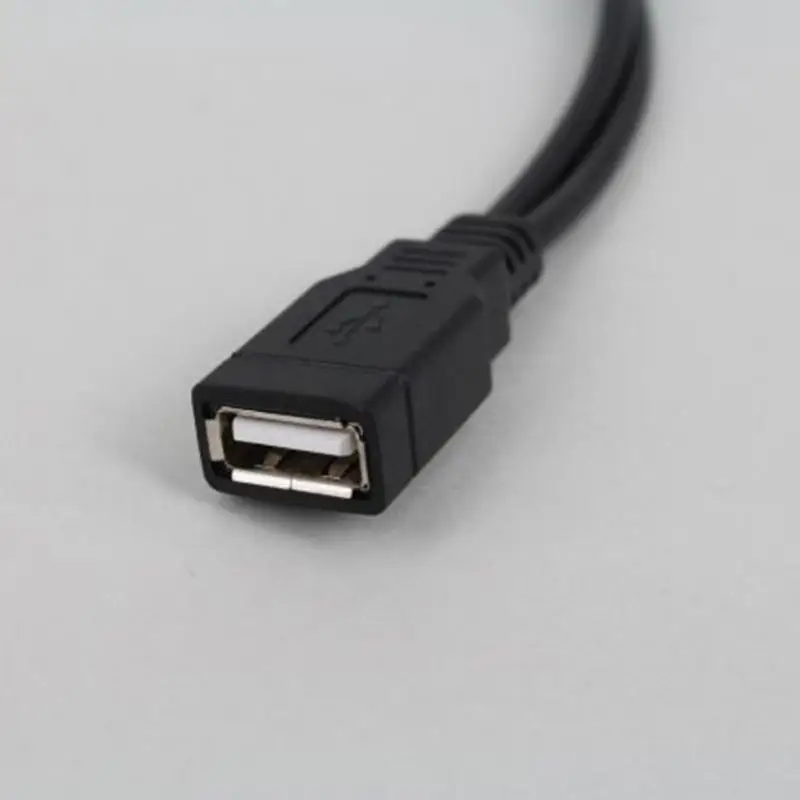 USB 2,0 Мужской 2 двойной USB Женский Разъем разветвитель концентратор шнур питания адаптер для ПК ноутбук#911