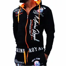 ZOGAA Men's Casual Sportswear Letter Printed Fashion Tracksuit For Men Sweatsuit S-3xl Male Tracksuits Leisure Sweat Suit ZOGAA Men's Casual Sportswear Letter Printed Fashion Tracksuit For Men Sweatsuit S-3xl Male Tracksuits Leisure Sweat Suit