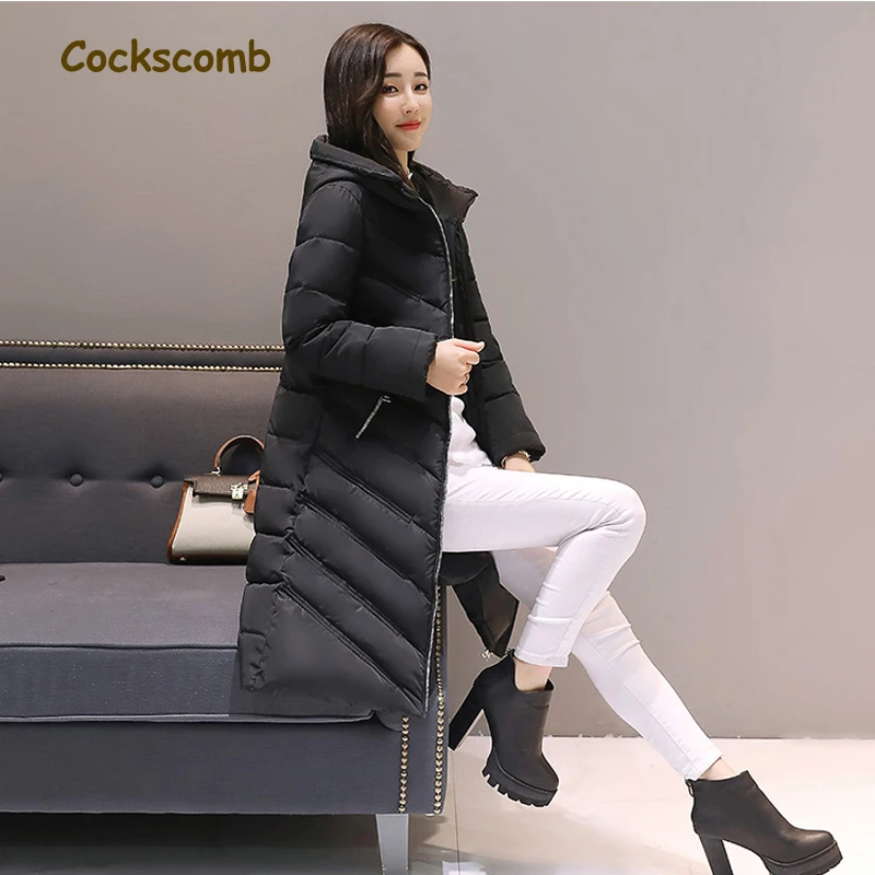 D'hiver Nouvelle rose Coq Hiver Femme gris Parkas 2018 Marque Stiped Veste kaki Femmes Capuche Crête Manteau Arrivée Zipper De Amovible Noir AZPYfwxRq