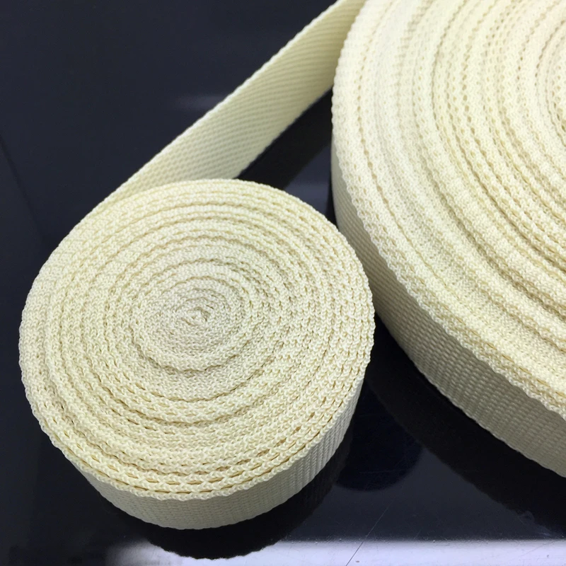 10mm 15mm 20mm 25mm 30mm 38mm  50mm Wide 10 Yards Length Strap Nylon Webbing Knapsack Strapping Bags Crafts