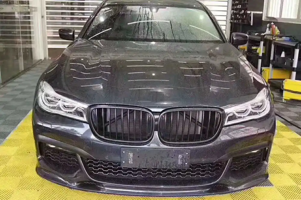 Auto Car Carbon Fiber Front Bumper Wing Spoilers Front Spoiler 3D Style Front Lip for BMW G11 G12 G10 M760 730i 740i 750d 750i