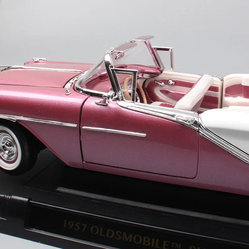 1 18 масштаб дорожный знак GM 1957 Olds mobile Super88 roadster классика купе автомобили Diecasts& игрушки автомобили модели автомобилей реплики