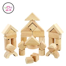 [Umu] деревянные развивающие Игрушечные лошадки "v" баланс строительные Конструкторы охраны окружающей среды значение здания Конструкторы