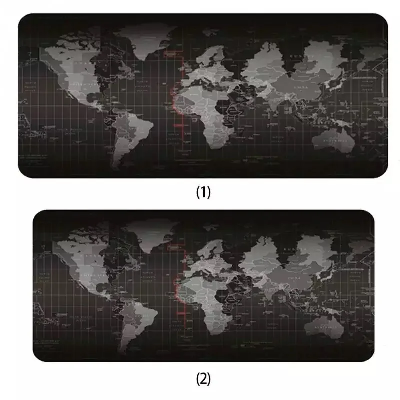 

Hot oversized world map mouse pad game mouse pad non-slip natural rubber mat with lock natural rubber