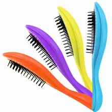 Ложка Форма 18 см антистатические гребень массажа унисекс Detangle Расческа для парикмахерских Уход как инструмент для укладки волос в салон