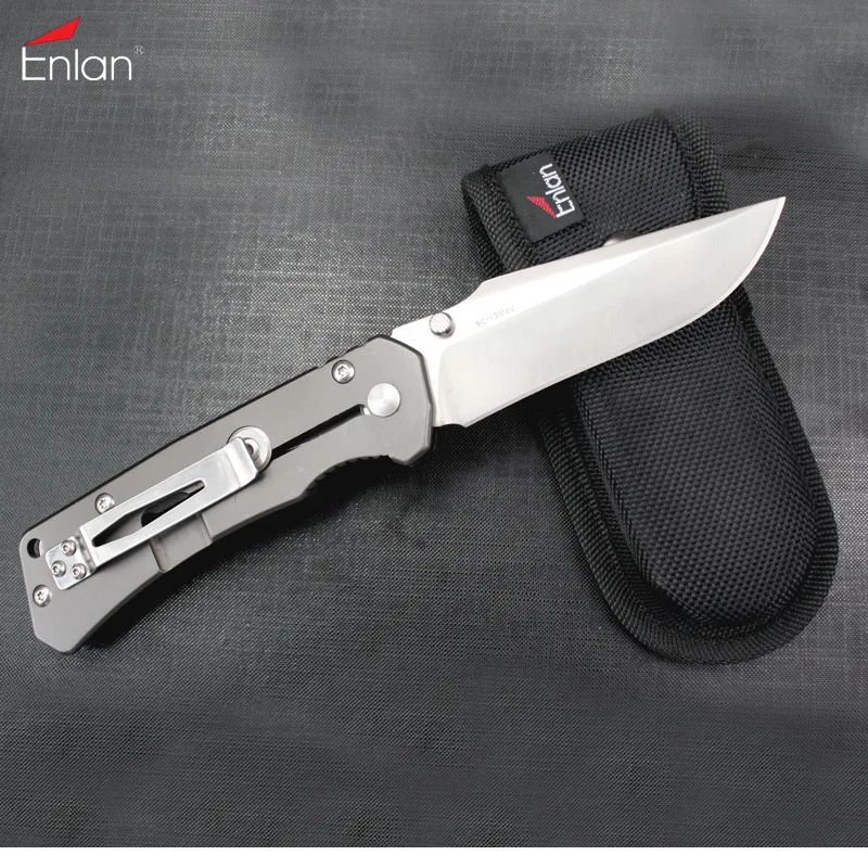 Складной нож ENLAN 9Cr13Mov G10 охотничьи ножи с ручкой для кемпинга выживания