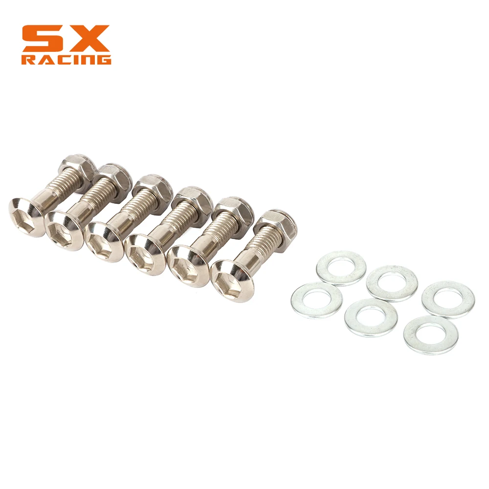 Motorcycle Iron Sprocket Bolts Screw KTM YAMAHA SUZUKI HONDA KAWASAKI EXC SX XC KXF YZF WRF KLX DRZ RMZ Dirt Bike