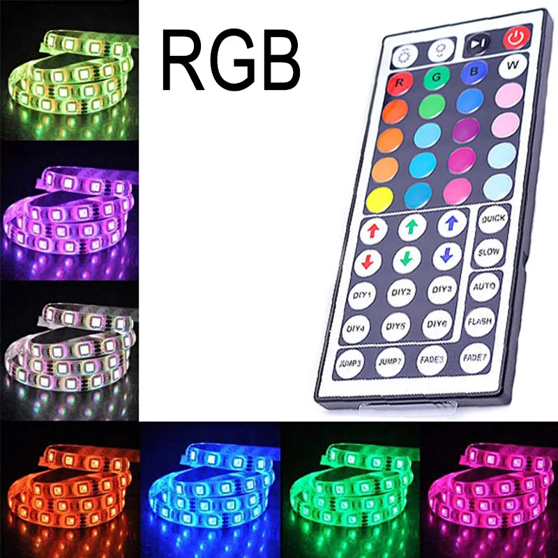  USB Светодиодные ленты RGB лампы 5V 50см