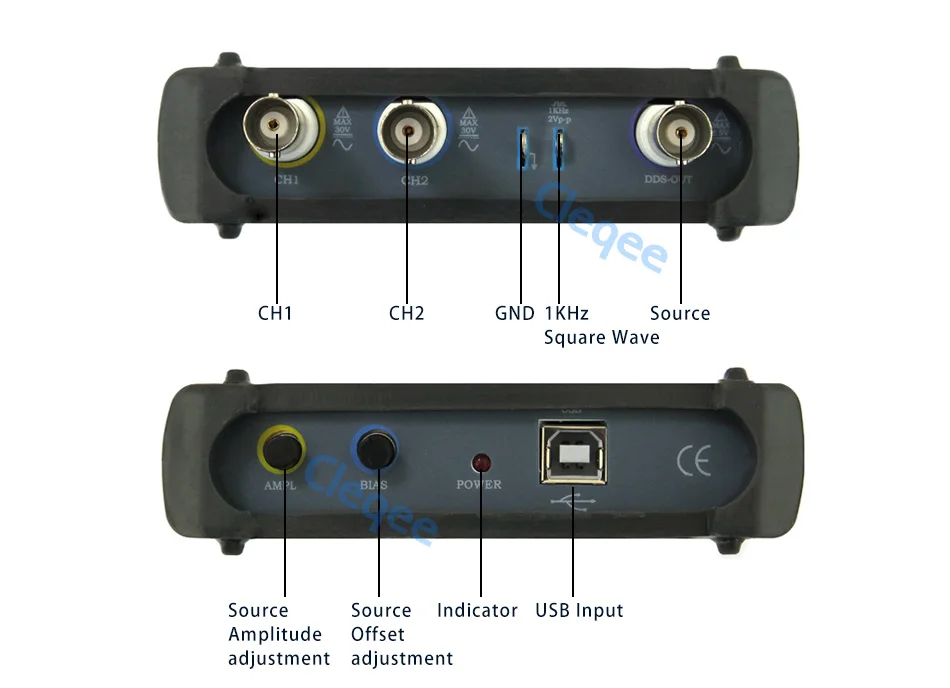 Горячая ISDS220B 4 в 1 Многофункциональный ПК USB виртуальный цифровой осциллограф+ анализатор спектра+ DDS+ генератор сигналов развертки 60 м 200 мс/с