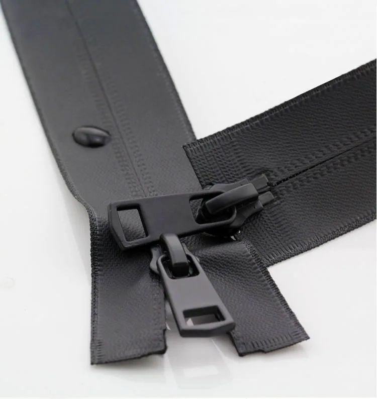 

20/60/65/70/75/80/90/100/120/150cm 5# double open black&white nylon invisible waterproof zipper for down jackets outdoor jackets