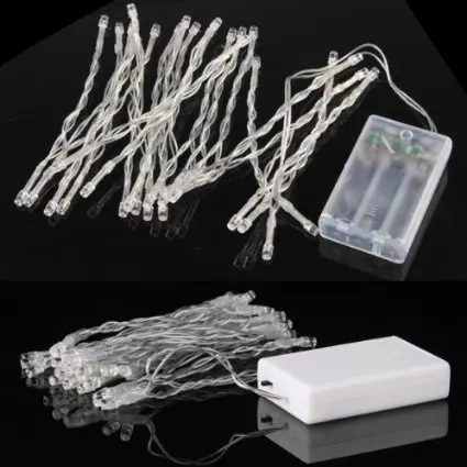 Warm White 40 LED Battery String Lamp Light Fairy Christmas Party