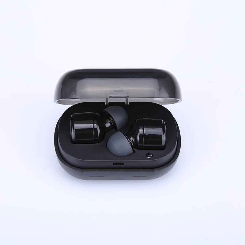 Black M1 мини True стерео Беспроводной Bluetooth 5,0 наушники для iPhone samsung Android LG ONEPLUS - Цвет: Black