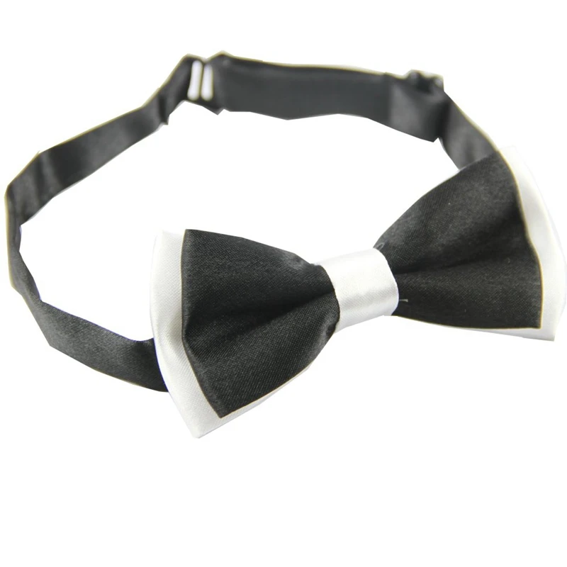 Fashion Solid Bowtie Boys Children Kids Dress Party Lovely Adjustable Wedding Handmade Satin Bow Tie BC21-BC31