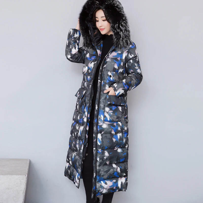2018 Winter Women Letter Print cotton padded jacket coats