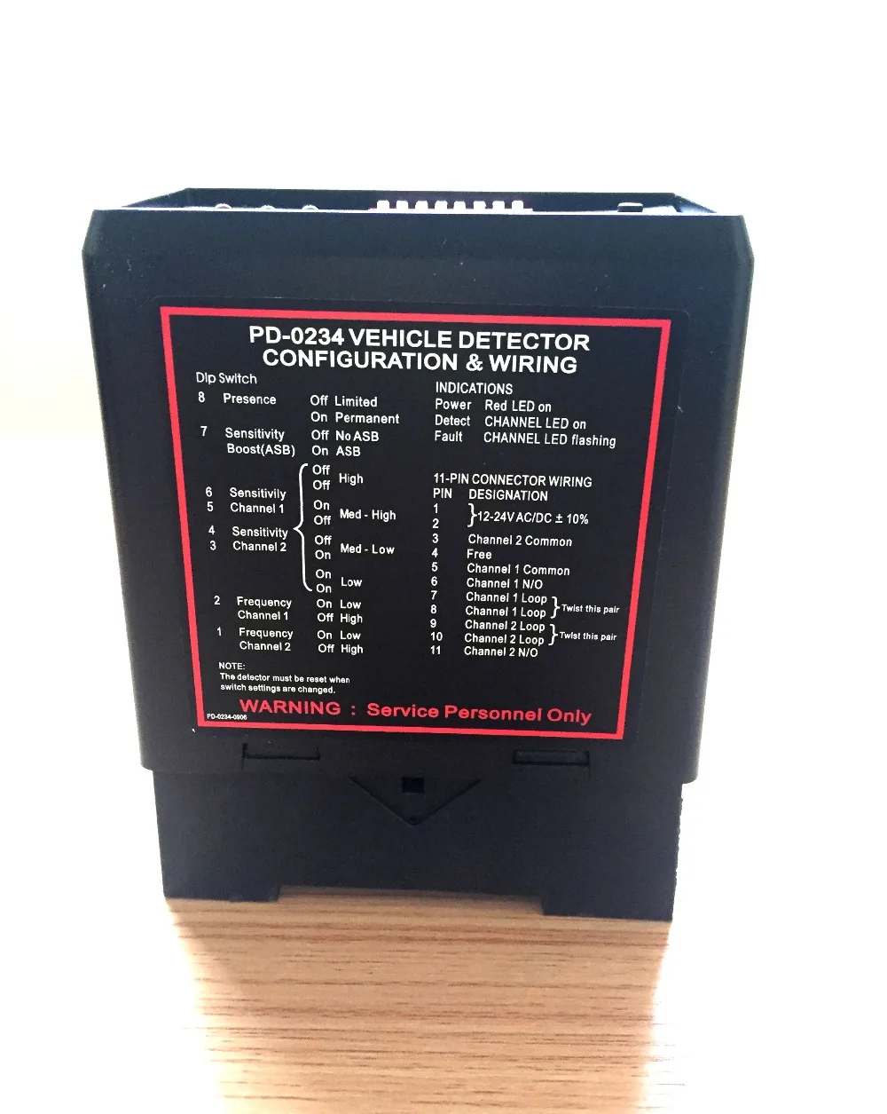 Car Parking Ground Sensor Double Channel Traffic Inductive Loop Vehicle Detector Signal Control combanation with sliding gate