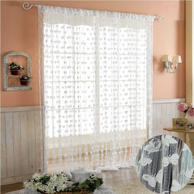 21m String Curtain Tassel Window Door Decor Panel Divider Yarn String Curtain Living Room Bedroom Kitchen  (3)