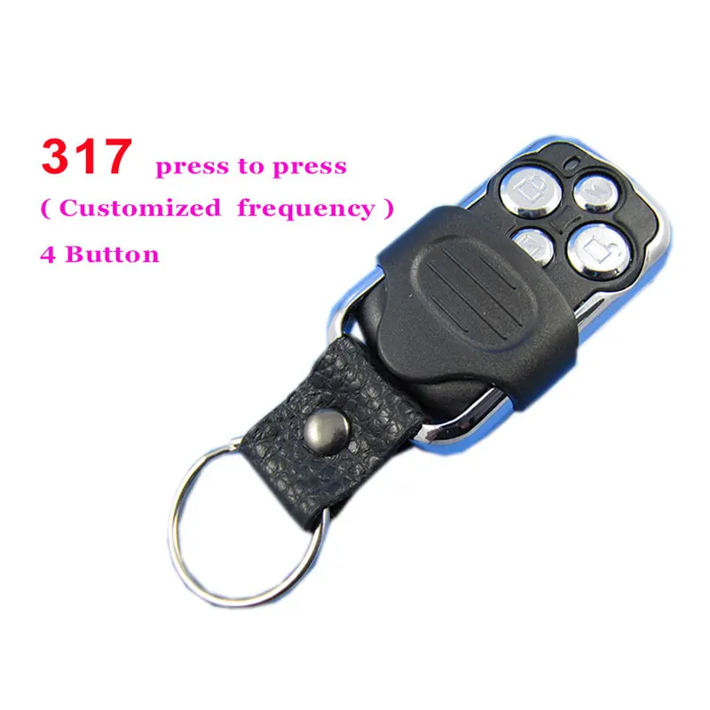 

Auto remote control retrofit 317 Model 4 button press to press remote control Customized frequency 10pcs/lot Free Shipping