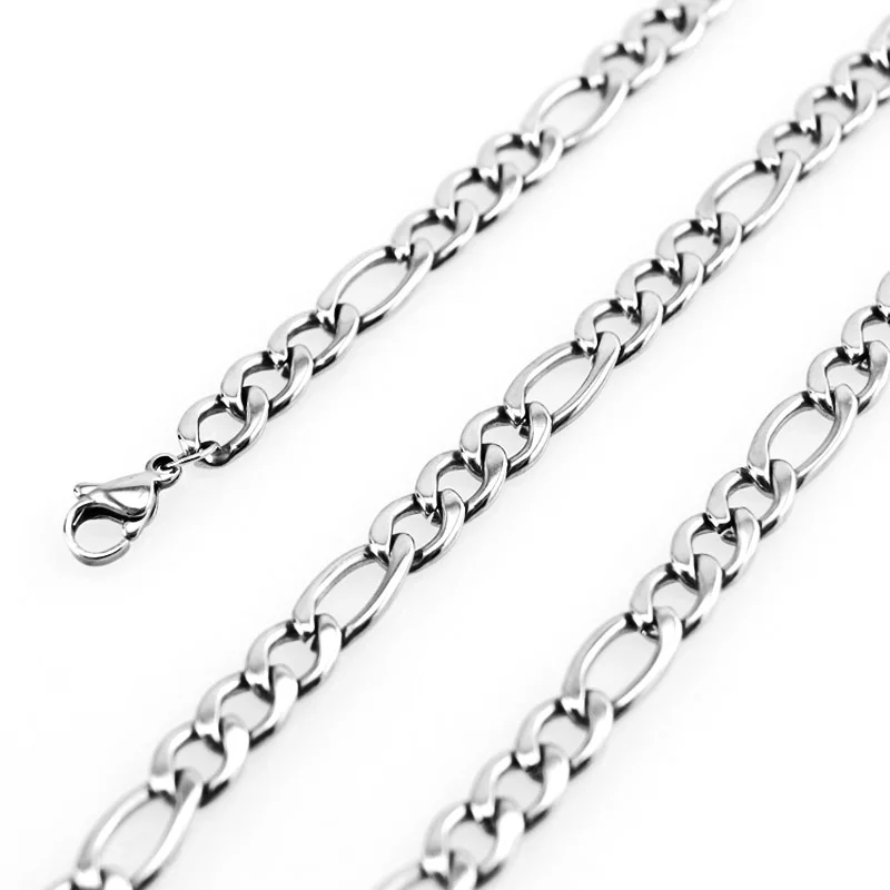 Buy Men's Figaro chain necklace 6mm width chains Diy