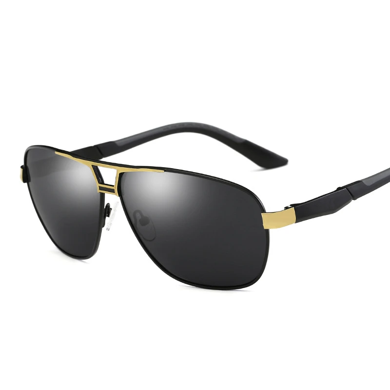Мужские солнцезащитные очки CHASHMA брендовые поляризационные в алюминиево