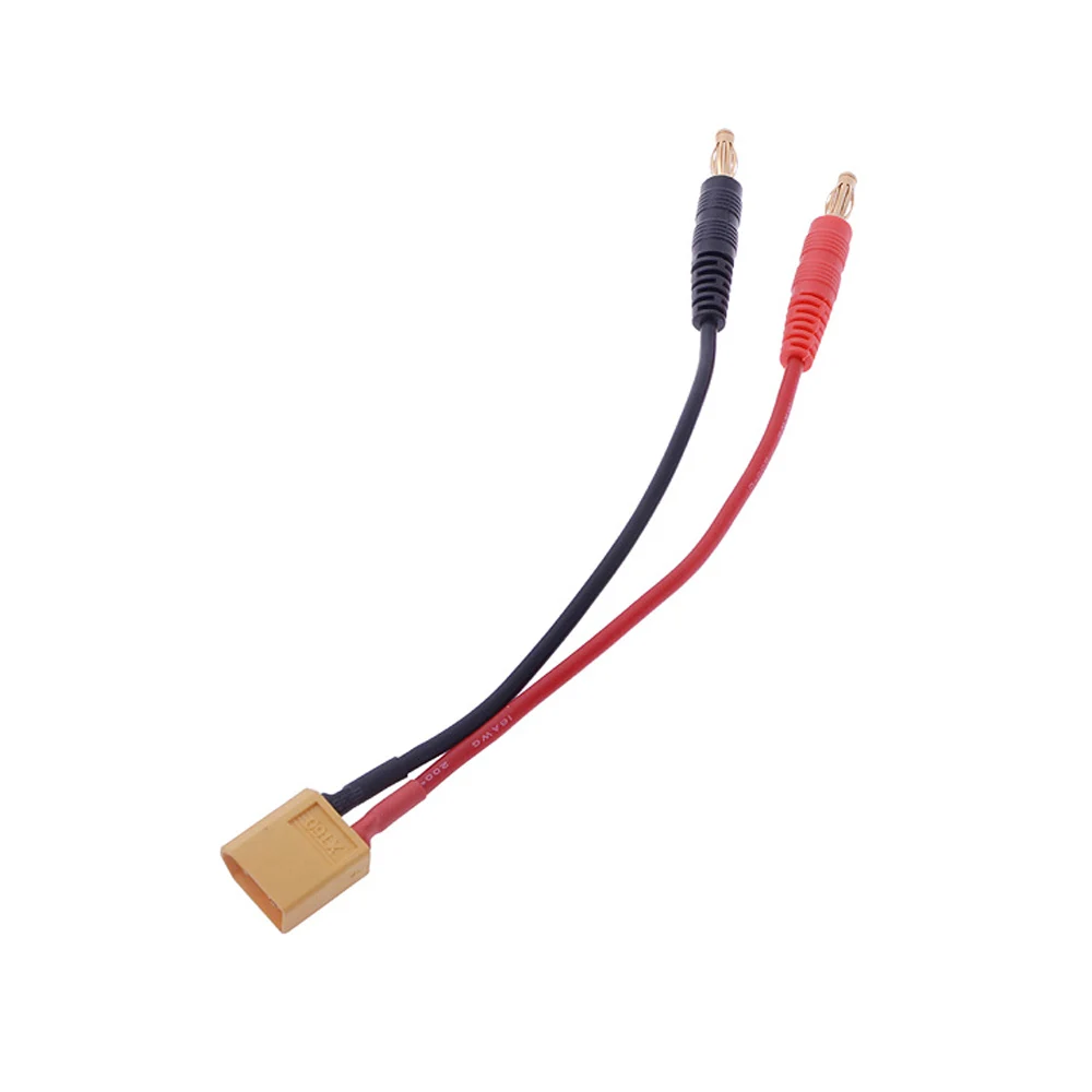 

15cm XT60 to 4.0 Banana Plug Balance Charger Cable for Remote Control Quadcopter XT60 Lipo Battery Plug Charger