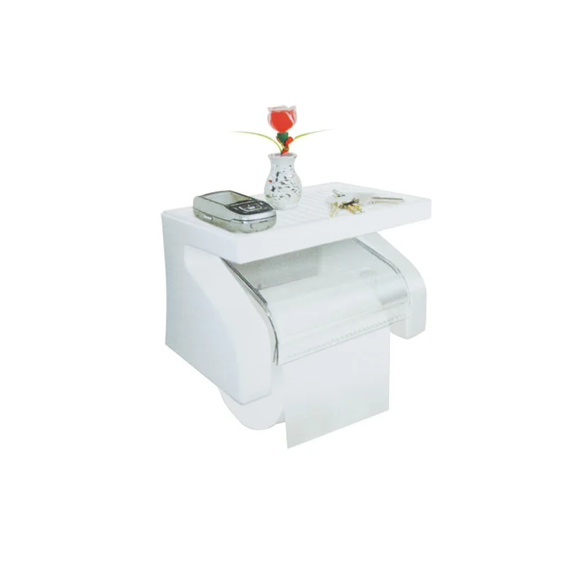

Bathroom Wall Mount Toilet Paper Holder Creative Paper Roll Holder Tissue Rack Phone Storage Box Rack Case Tissue Dispenser