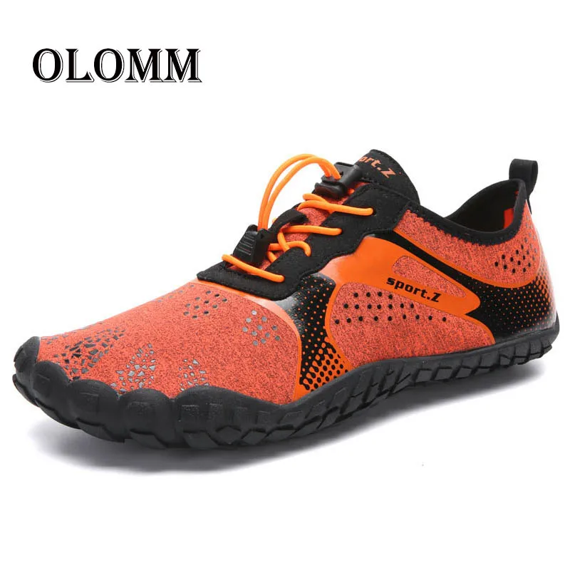 

Summer new men's shoes outdoor knit mesh breathable five-finger casual shoes casual light hiking shoes ladies men's beach shoes