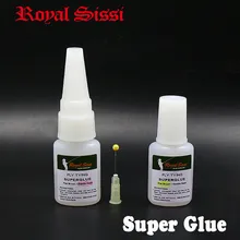 Royal Sissi 2bottles set odorless fly tying superglue waterproof quick drying on the spot loopy glue cyanoacrylate fly fishing glue