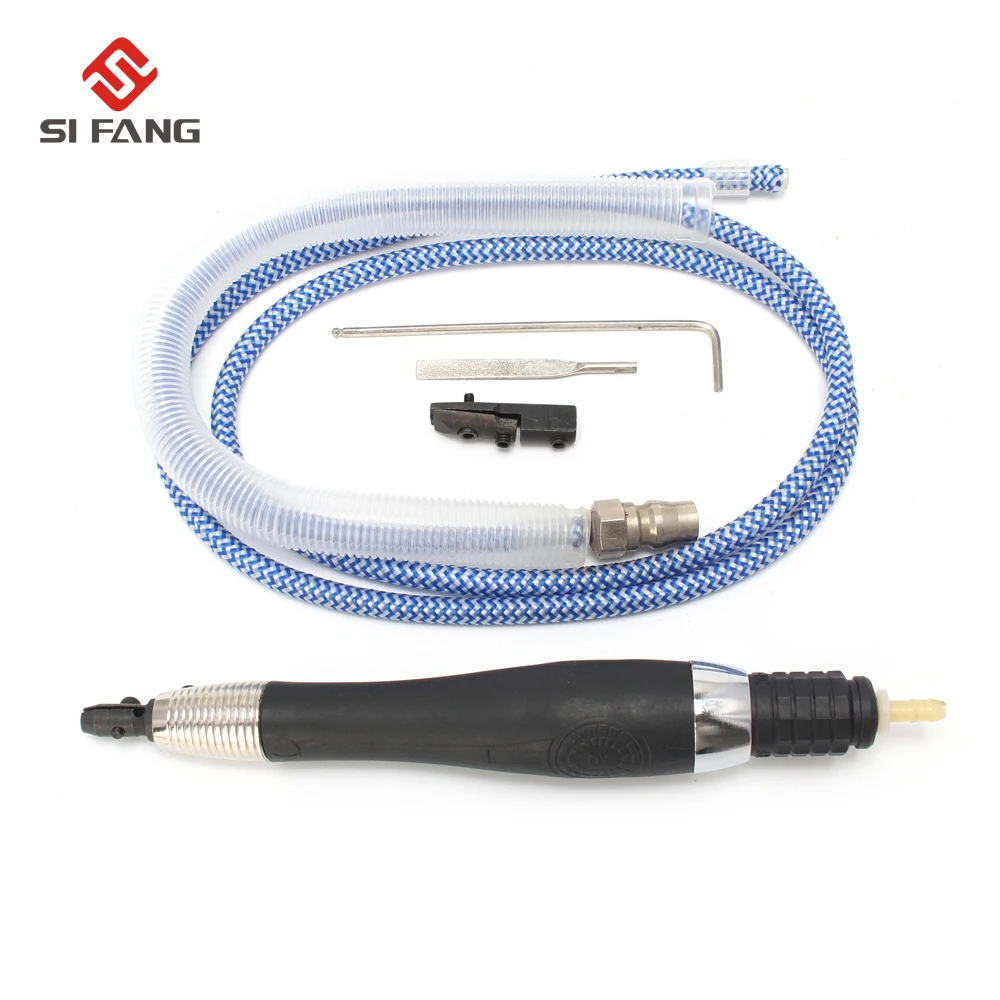 Pneumatic Ultrasonic Grinding Machine Reciprocating Ultrasonic Polishing Machine Ultrasonic Vibration Grinder Blue