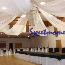 Красивые белые крыши Пелерина для вечеринки навес fabirc украшения