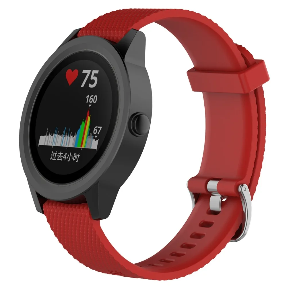 XBERSTAR силиконовый браслет ремешок для Garmin Vivomove/HR/Vivoactive 3 gps Смарт-часы унисекс Браслет Ремешок Браслет аксессуары