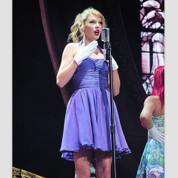 Taylor Short halter Purple Dress Newark 