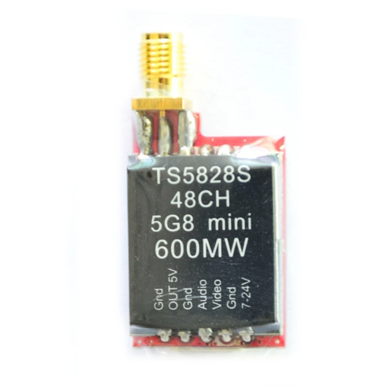 

Original TS5828S Micro VTX 5.8G 600mW 48CH Mini FPV Transmitter SMA RP-SMA for RC Racer