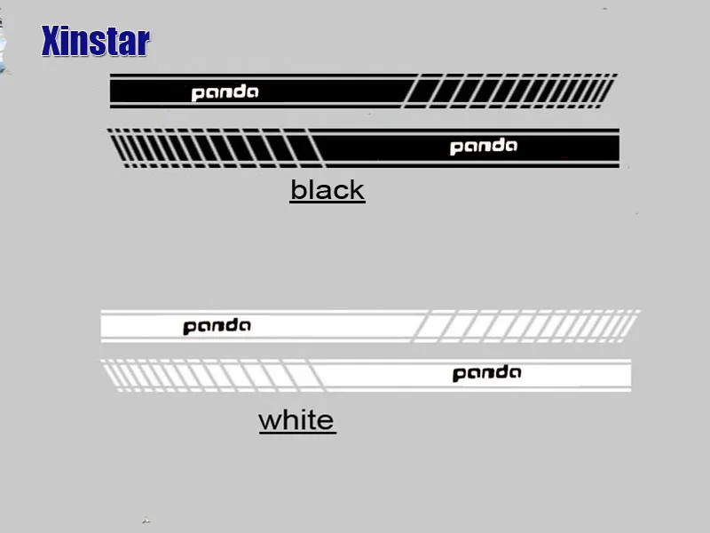 2 шт. переводная наклейка для автомобиля боковая Спортивная наклейка для Фиат панда