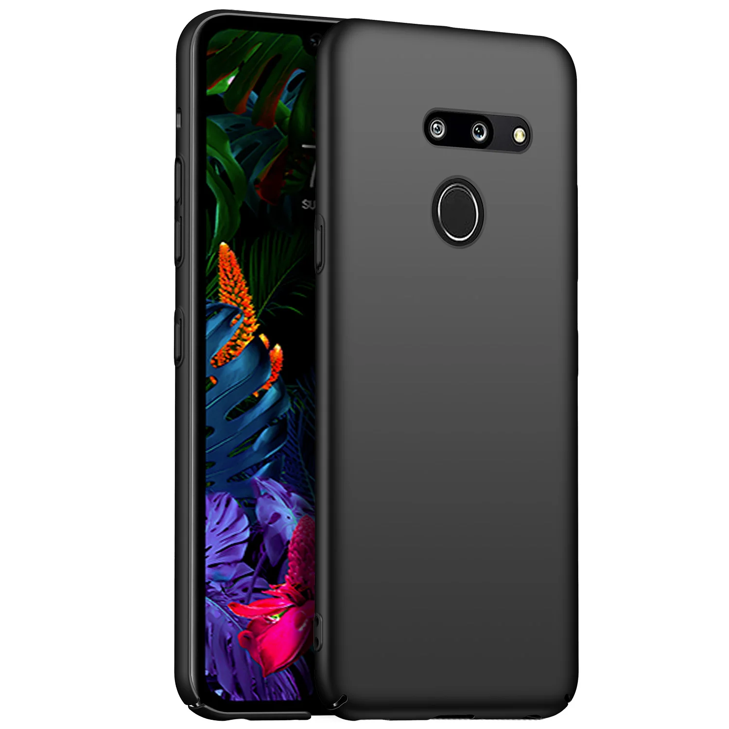 Ультратонкий минималистичный Тонкий чехол thinq для LG G8 G6 G5 G7, роскошный Высококачественный жесткий Тонкий чехол из поликарбоната, матовый защитный чехол на заднюю панель - Цвет: Black