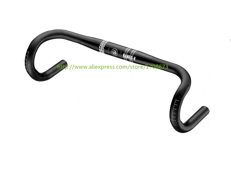 

FOURIERS HB-RA006 ROAD HandleBar anatomic-bend bicycle handlebar 380MM/ 400MM/420MM/440MM