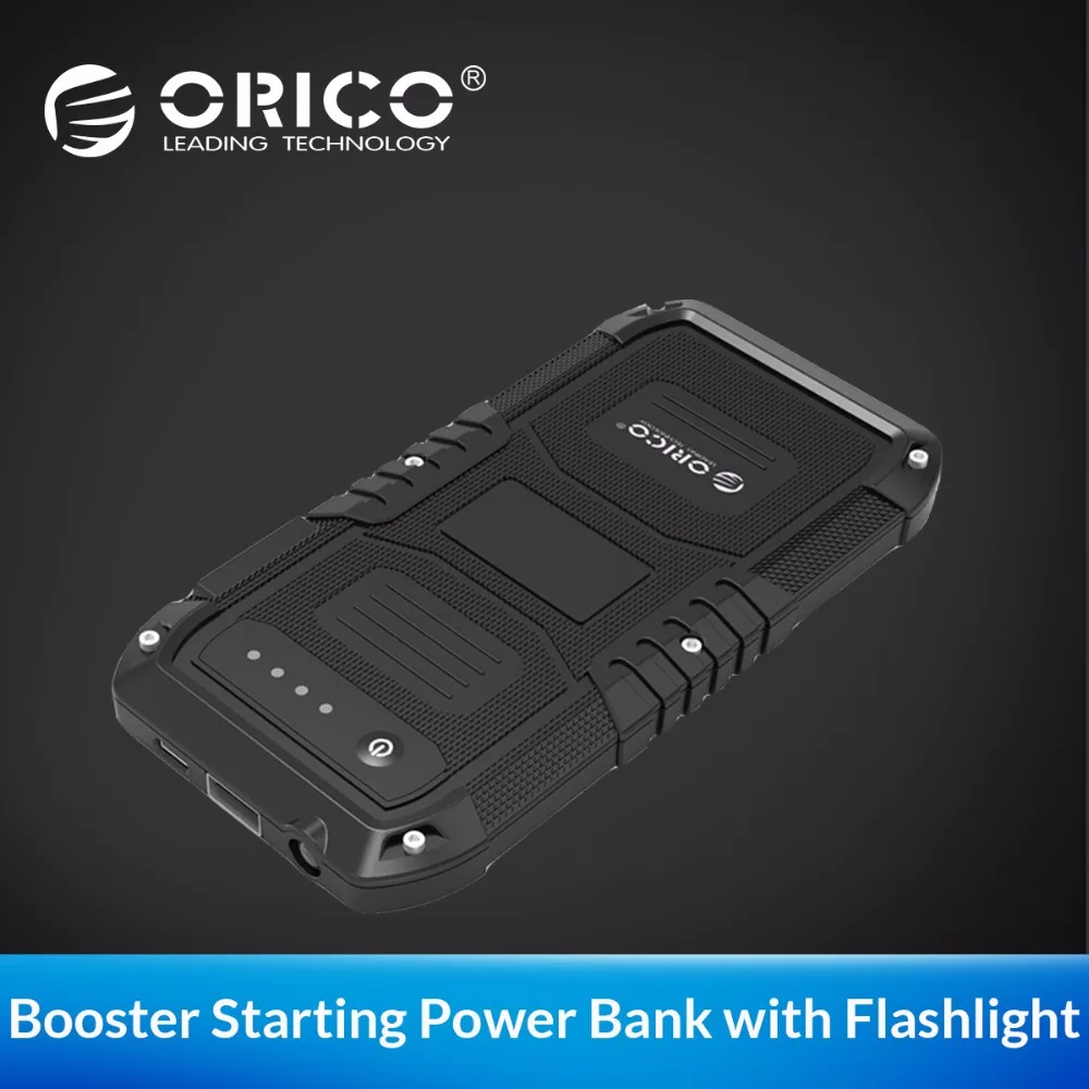 

ORICO CS1 Car Emergency Battery Charger Mini Portable Mobile Power Bank Booster Starting Power Bank for Phone with flashlight