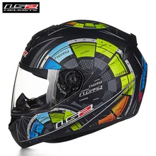 LS2 полный лицо гоночный мотоциклетный шлем Casque Capacete Casco Moto шлемы шлем Kask Caschi для Suzuki Motociclista ROOKIE