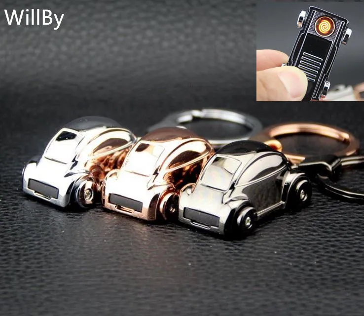 

2PCS/LOT Beetle Car Shape Creative USB Charging Cigarette Lighter