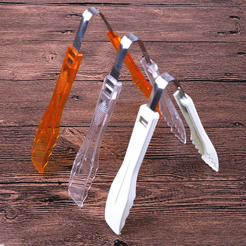 8.5inch Plastic Food Tong Bread Service Tongsin Baking & Pastry Tools