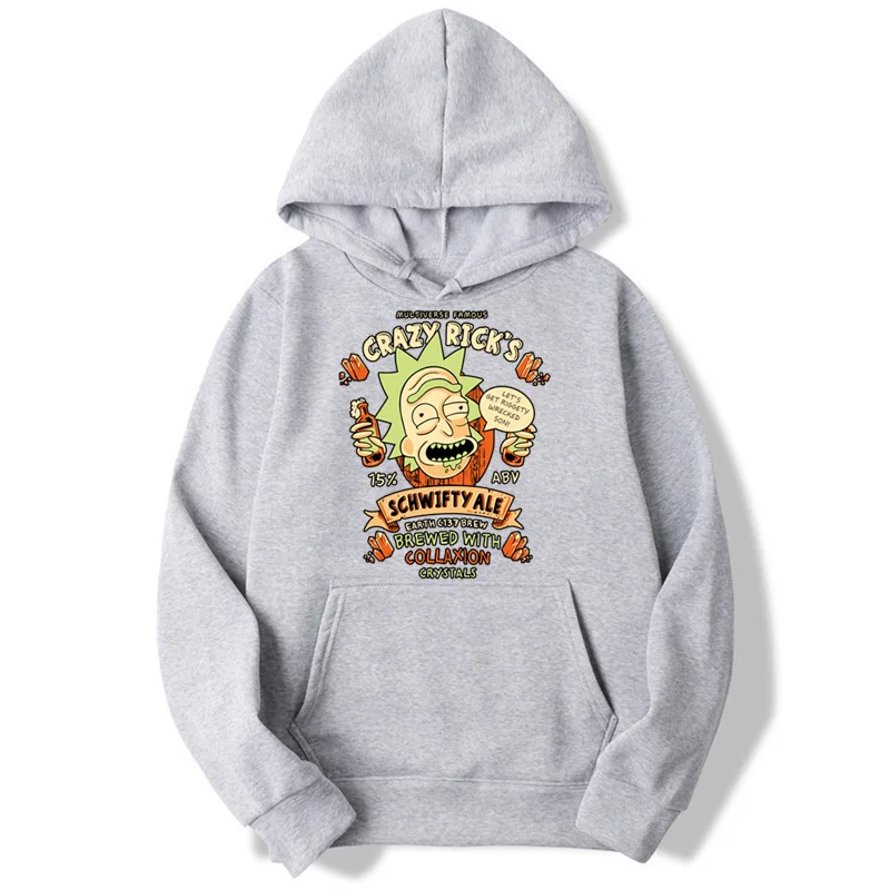 

Asian Size Rick And Morty Design Cotton Sweatshirt Man And Women Hip Hop High Quality Hoodies MWT056