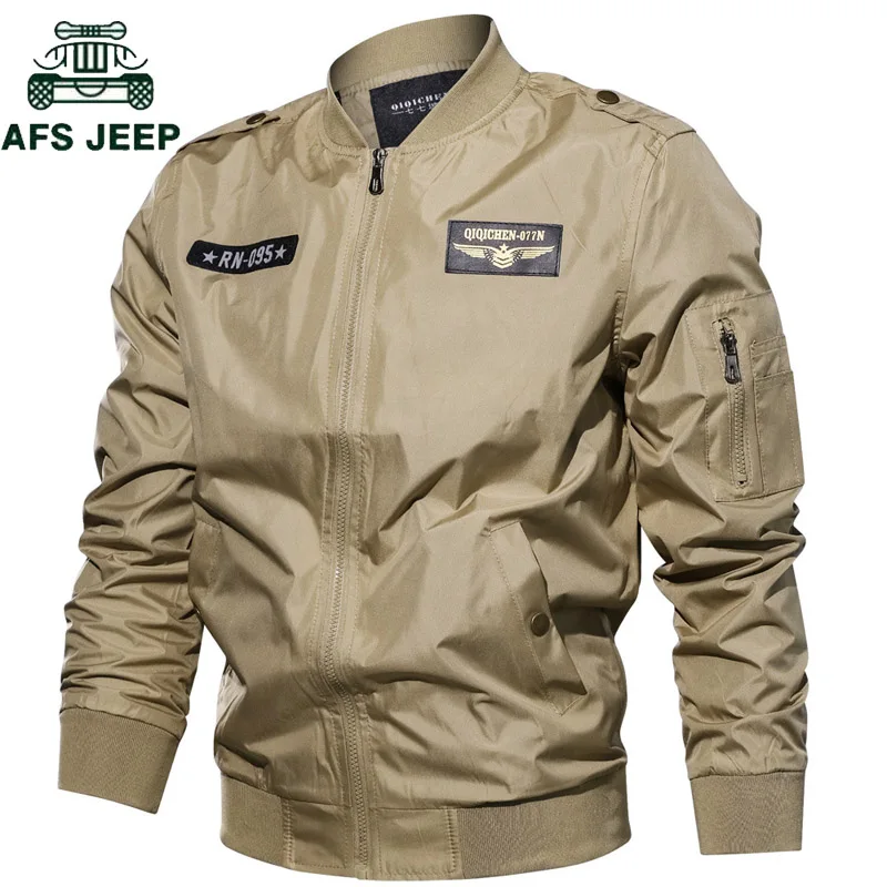 

New 2018 Spring Autumn Bomber Jacket Men Jaqueta masculina Plus Size 6XL Army Military Air Force Flight Jacket Coat Windbreaker